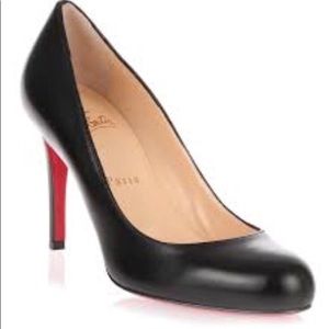 Christian Louboutin simple pump , 85mm